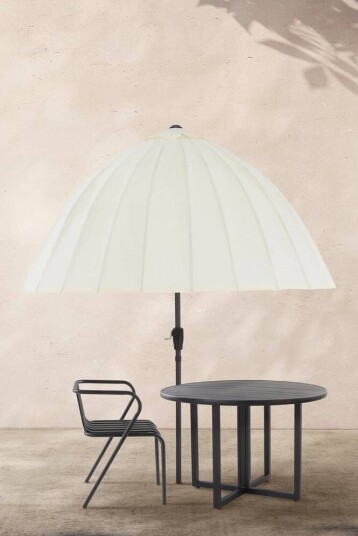 Jotex SKYROS parasoll Ø 200 cm Hvit 1691086-01-155 1666021-01-0