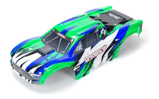ARRMA ARA402328 Vorteks 4X4 BLX Painted Body Green