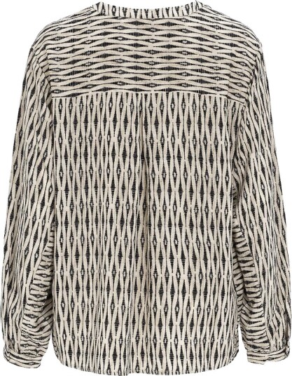 Freequent Jacquardvevd bluse