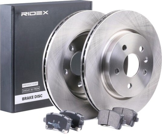 Bremseskiver og -klosser RIDEX 3405B0175