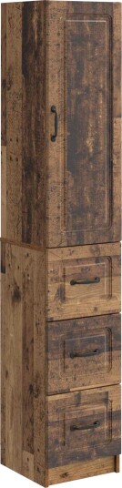 vidaXL Skapsett 2 pcs Gammelt tre 33 x 34,5 x 87 cm Konstruert tre vidaXL Skapsett 2 pcs Gammelt tre 33 x 34,5 x 87 cm Konstruert tre