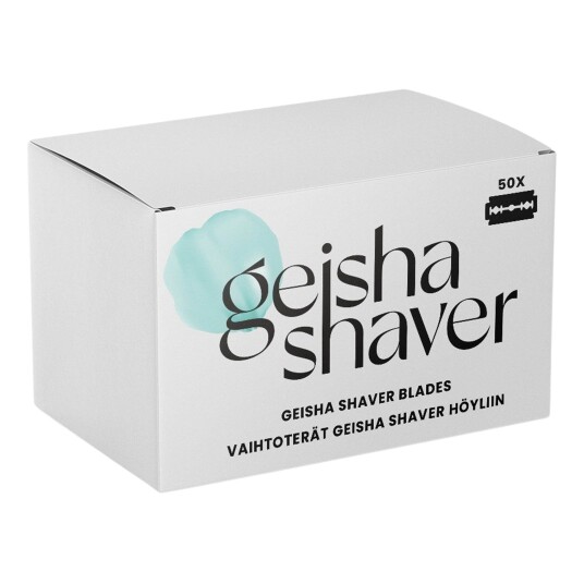 Natural Geisha barberblader - 50-pakning Natural Geisha barberblader - 50-pakning