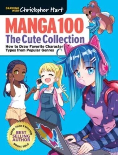 Manga 100: The Cute Collection Av Christopher Hart