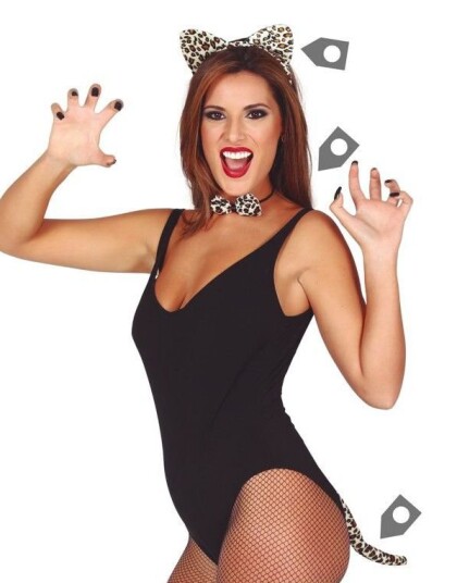 Leopard Kostymesett 3 Deler Leopard Kostymesett 3 Deler