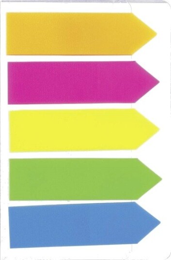 Deli Index Notislapper Pp Stick Up 5X1,2 Cm 100 Stk. Fargerike