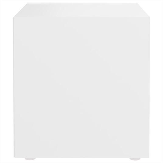 vidaXL TV-benker 2 stk hvit 37x35x37 cm sponplate
