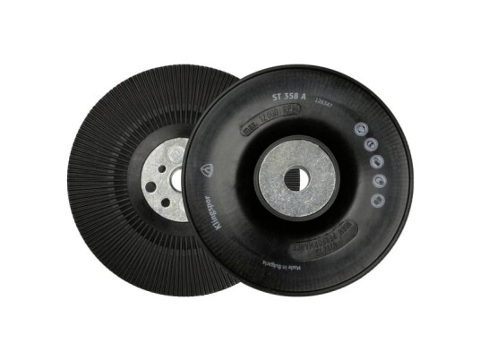 Klingspor Bakskive ST358A Hard Gummi 125 M14 Klingspor Bakskive ST358A Hard Gummi 125 M14