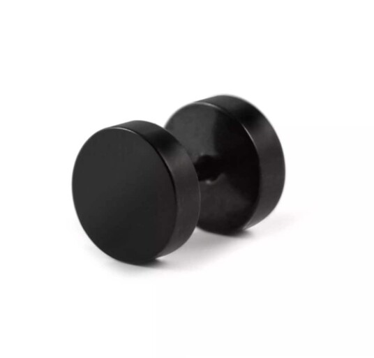Hiprock Fake Plug - Black- 8 Mm / Ett Par Hiprock Fake Plug - Black- 8 Mm / Ett Par