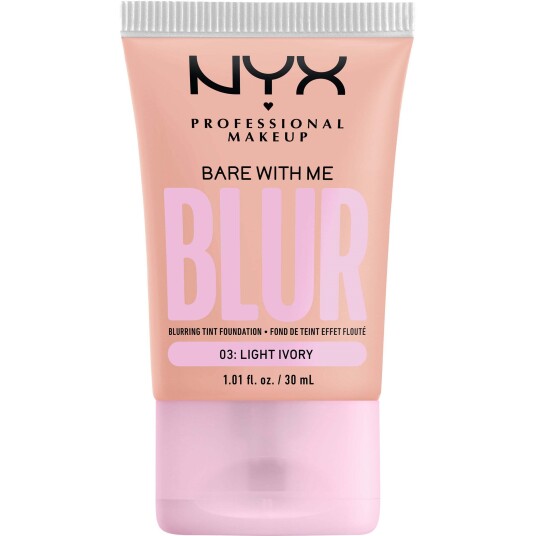NYX Professional Makeup Bare With Me Blur Tint Foundation 03 Light Ivory 30 ml