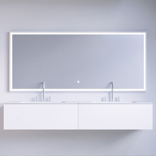 Copenhagen Bath SQ2 Servantskap 160 160x45x28.8 cm med servant Hvit Matt Copenhagen Bath SQ2 Servantskap 160 160x45x28.8 cm med servant Hvit Matt