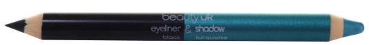 BEAUTY UK Double Ended Pencil (Jumbo) black/ turquoise BEAUTY UK Double Ended Pencil (Jumbo) black/ turquoise