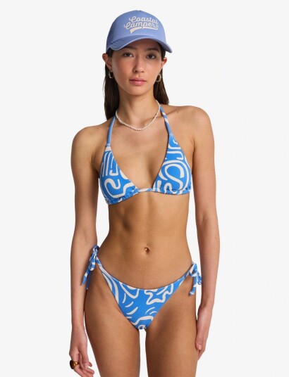 Billabong Le Love Tie Side Tanga Blue XL