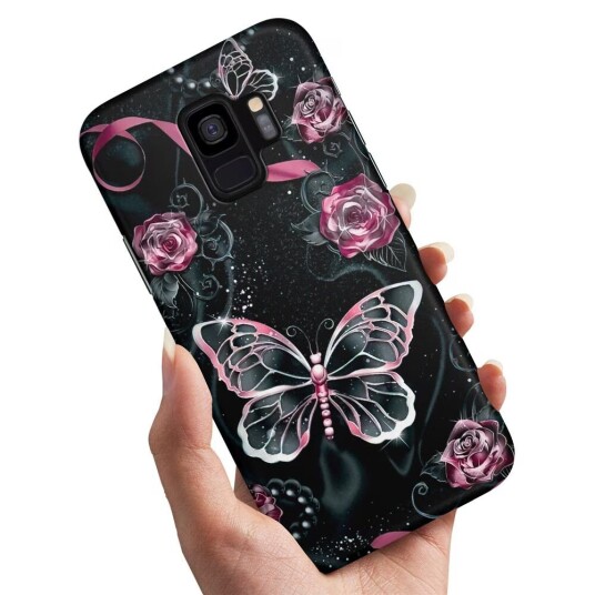 Samsung Galaxy S9 - Deksel/Mobildeksel Sommerfugler