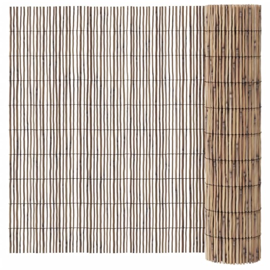  Hagegjerde 600x90 cm siv