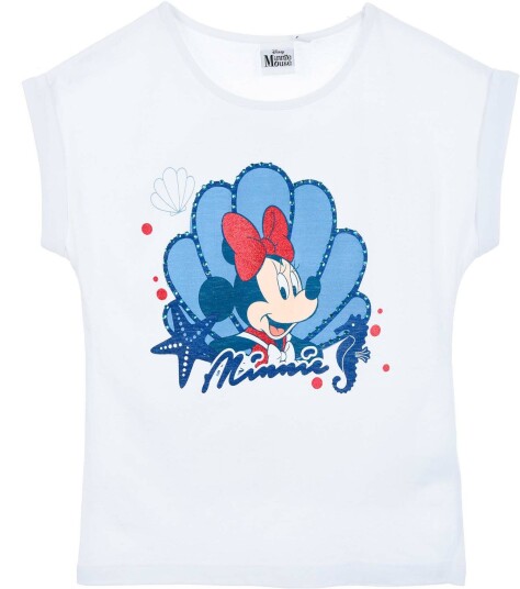 Disney Minni Mus T-skjorte Hvit 8 år