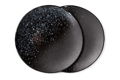 HKLiving 70s ceramics asjett 17,5 cm sett med 2, Stars
