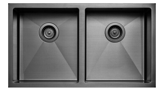 Tapwell Ta4040 PVD Kjøkkenvask Black Chrome (TA-9425539)