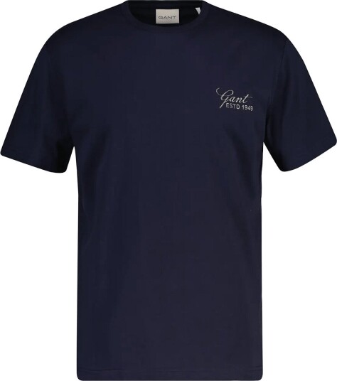 Gant Graphic Ss T Shirt   Navy   XXXXL