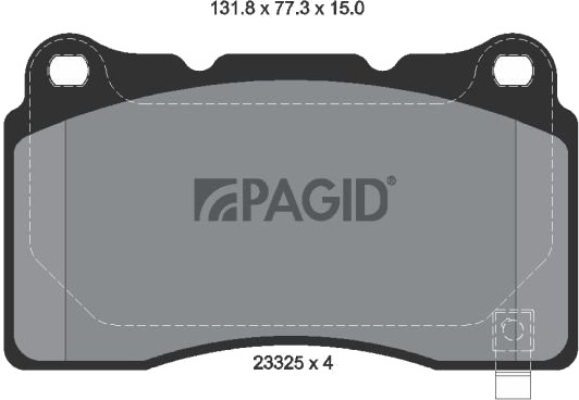 PAGID T1830N Bremseklosser