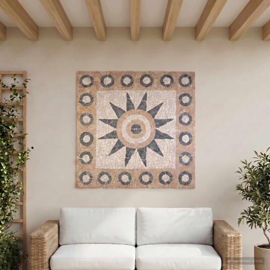 vidaXL Mosaic Tiles Blomster Mønster Flerfarget 120 x 120 cm Marmor vidaXL Mosaic Tiles Blomster Mønster Flerfarget 120 x 120 cm Marmor