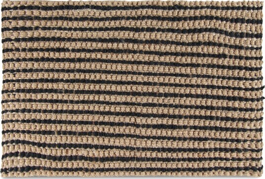 Dørmatte Skylar natur/svart Størrelse: 60 x 90 cm Dørmatte Skylar natur/svart Størrelse: 60 x 90 cm