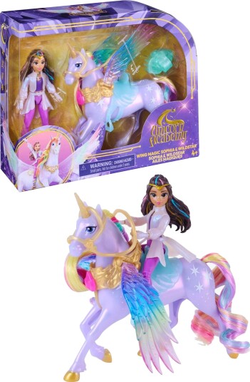 Unicorn Academy Wing Magic Wildstar Sophia Dukke Og Enhjørning Med Vinger