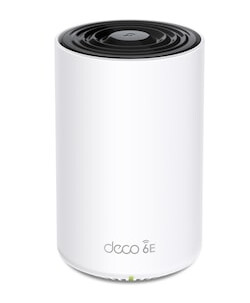TP-Link Deco XE75 Pro Tri-Band Mesh Router med Wi-Fi 6E og 5400 Mbps Hvit