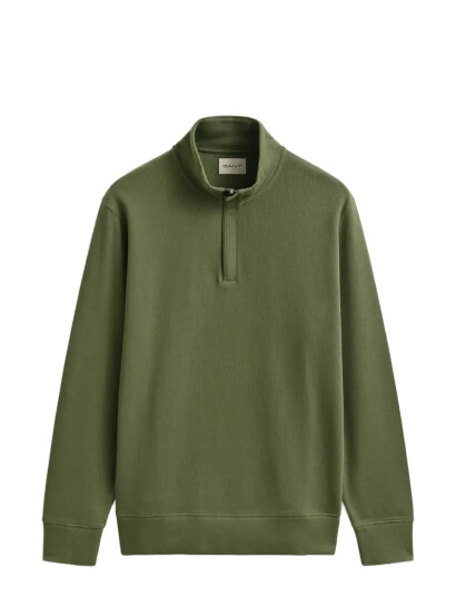 GANT Light Sacker Half Zip Khaki green XXXL GANT Light Sacker Half Zip Khaki green XXXL