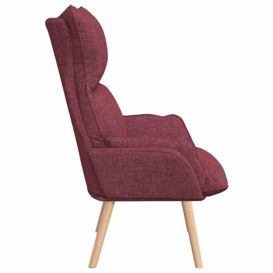 Avslappende stol Vinrød 69 x 74 x 93 cm stoff Avslappende stol Vinrød 69 x 74 x 93 cm stoff