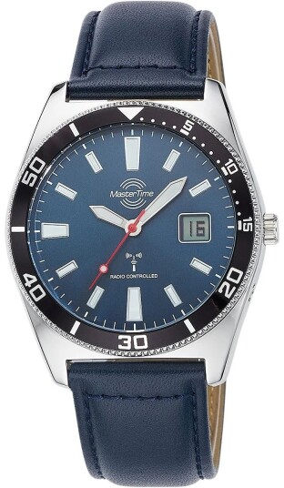 Master Time Herreklokke MTGA 10855 31L Classic Blå/Lær Ø42 mm