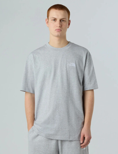 The North Face M Ss Essential Oversize Tee - Grey - S The North Face M Ss Essential Oversize Tee - Grey - S