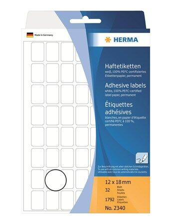 HERMA labels - 1792 label(s) - 12 x 18 mm