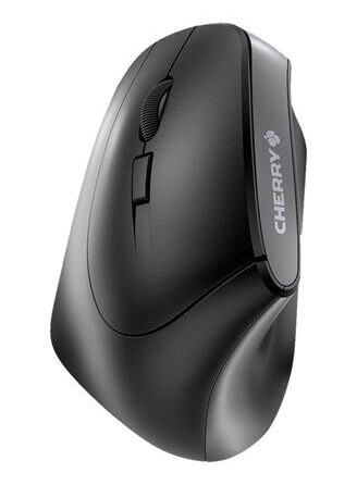 Cherry MW 4500 Venstrehendt Ergonomisk Trådløs Mus - Optisk 1200 dpi - Svart