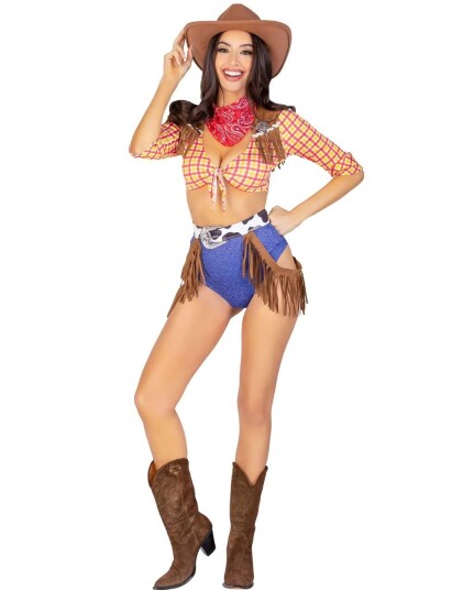 Playful Cowboy Sexy Cowgirl Kostyme til Dame X Small Playful Cowboy Sexy Cowgirl Kostyme til Dame X Small