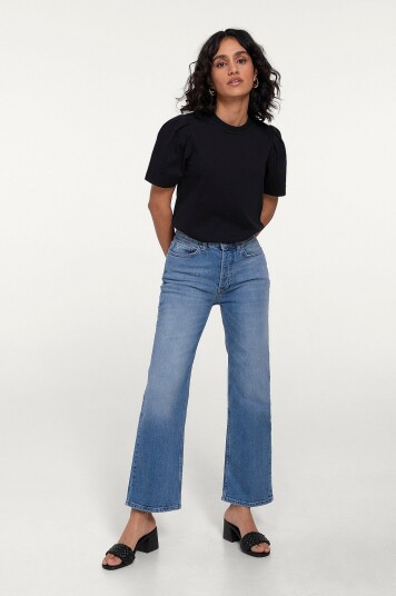Twist & Tango - Topp Isa Puff Sleeve Tee - Svart