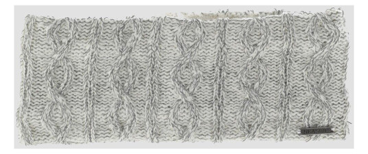 Seaside Long Island Wool Reflective Headband Off White Onesize Pannebånd