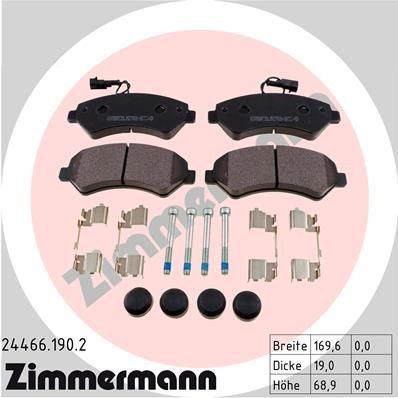 Bremseklosser ZIMMERMANN 24466.190.2