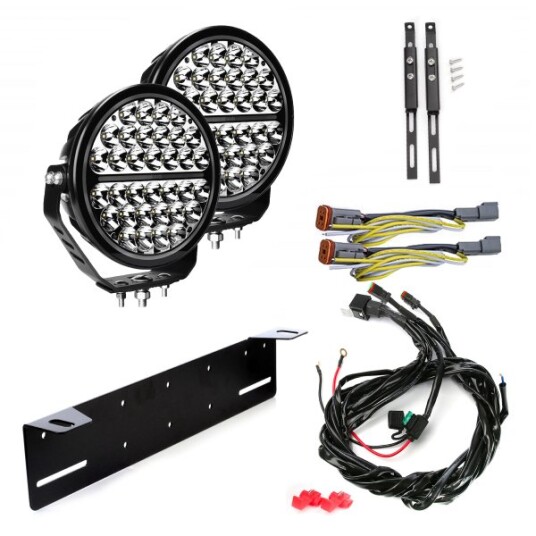 Ekstralys Strands Siberia Night Ranger 9 SPOT   Rund / 23 cm / 170W 2 stk.   komplett sett