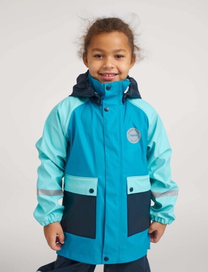 Reima Raincoat Suihku Blue 164