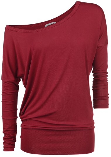 RED by EMP Langermet skjorte Fast And Loose XS til 5XL Damer rød RED by EMP Langermet skjorte Fast And Loose XS til 5XL Damer rød