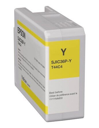 Epson SJIC36P(Y) - yellow - original - ink cartridge - Blekkpatron Yellow Epson SJIC36P(Y) - yellow - original - ink cartridge - Blekkpatron Yellow