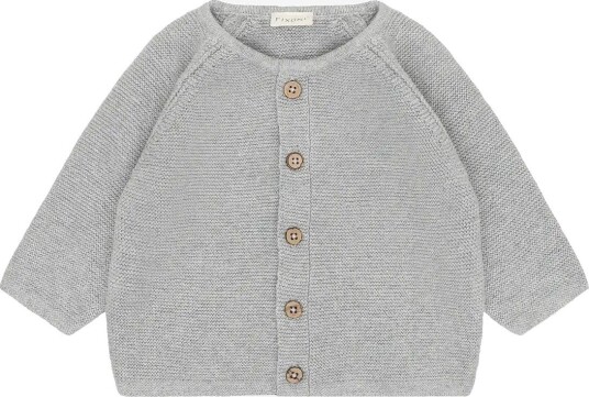 Fixoni Cardigan Knit FLINT GRAY MELANGE 74
