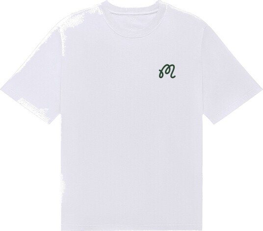 Malbon Bermuda Playa Tee Hvit Golf pologenser herre Bright White Large