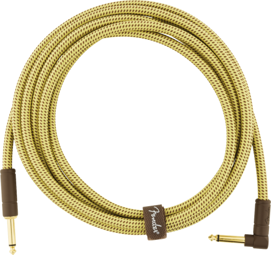 Fender Deluxe instrumentkabel 3m vinkelkontakt Fender Deluxe instrumentkabel 3m vinkelkontakt