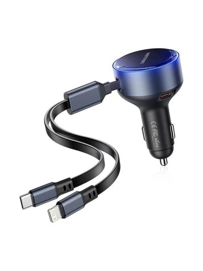 Vention FFOB0 30W USB-C Bilholder med USB-C/Lightning Kabel