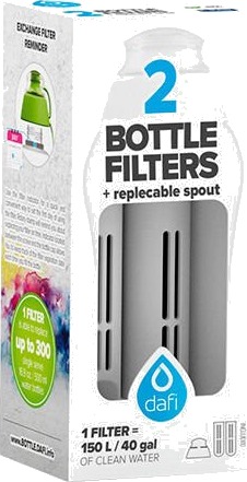 Dafi Refill Filterflaske  Antrasittgrå