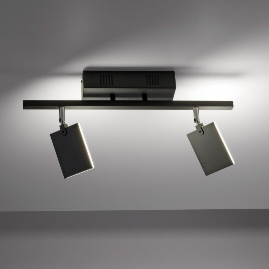 Taklampe PURE Mira dimmbar Svart Stue Metall Moderne 24 25.5 Svart