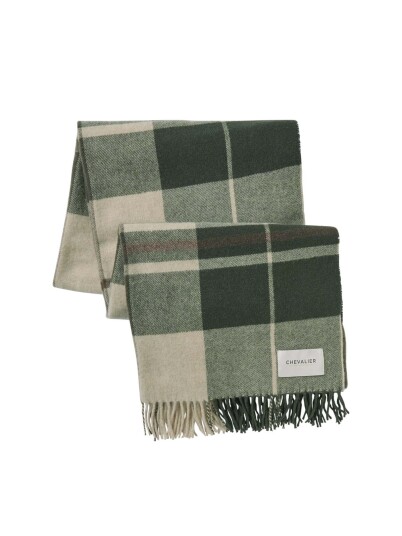 Chevalier Anne Ullskjerf XL Check Light One Size