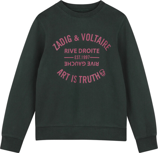 Zadig & Voltaire Kids Sweatshirt   Black   152