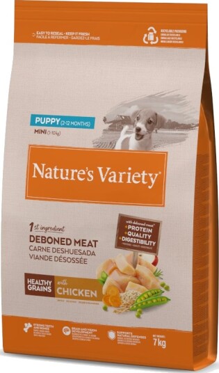 Nature’S Variety Tørrfôr Puppy Nature'S Variety Healthy Grains Mini Sparepakke Kylling 2 X 7 kg